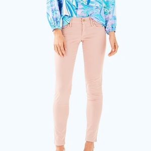 NWT Lilly Pulitzer Worth Sateen Skinny Jeans 6 12